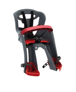 SEGGIOLINO POSTERIORE BICI TATOO PLUS GRIGIO SCURO - BELLELLI